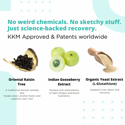 ORO FIRST Hangover Prevention Strips - 1 Box (10 Servings)